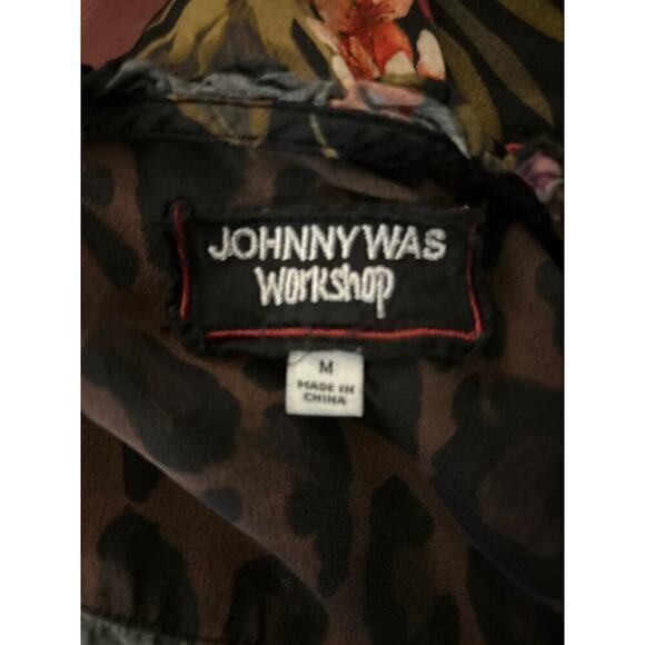 Johnny Was floral print blouse size M - Picture 3 of 3